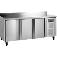Tefcold CK7310X1SP Stainless steel counter chiller with GN1/1 shelves