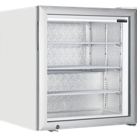 Tefcold UF100GP White Glass Door