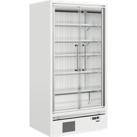Tefcold Galaxy+ GP10FGD White, Full Glass Door