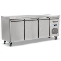 KOLDBOX Triple Hinged Door Counter Refrigerator 417L KXRC3