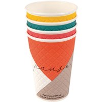 Huhtamaki Pause Disposable Coffee Cups Double Wall 455ml (620 Pack)