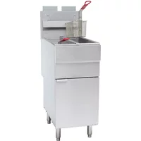 Chefsrange GF120T - 10+10 Ltr Slimline Twin Tank Gas Fryer (4 Burner)