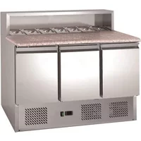 Chefsrange PS903 - 3 Door Pizza Prep Counter With Granite Top