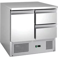 Chefsrange SS2H2D - 2 Door Space Saver Prep Counter