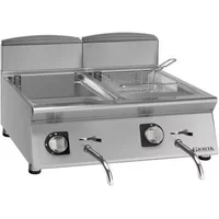 Giorik 70 Top FE7210T - 10 + 10 Ltr Twin Tank Electric Fryer