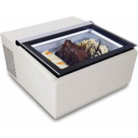 CombiSteel Customer Side Open Ice Cream Display CounterTop White