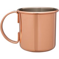 Beaumont Copper Plated Straight Sided Moscow Mule Mug