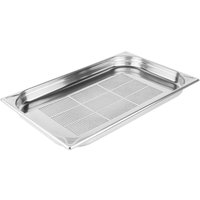 Vogue Stainless Steel Heavy Duty Perforated 1/1 Gastronorm Tray 40mm