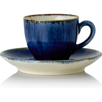 Espresso cup and saucer Dark Ocean Pack Size 6