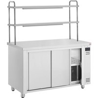 INOMAK 1600mm Hot Cupboard With Double Heated Gantry HCPW-DHG16