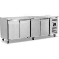 BLIZZARD 4 Door Refrigerated Counter Without Upstand HBC4NU