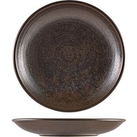 Terra Porcelain Black Deep Coupe Plate 28cm