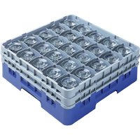 Cambro Camrack Blue 20 Compartments Max Glass Height 238mm
