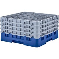 Cambro Camrack Blue 25 Compartments Max Glass Height 238mm