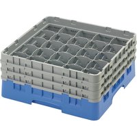 Cambro Camrack Blue 25 Compartments Max Glass Height 174mm