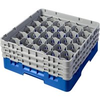 Cambro Camrack Blue 30 Compartments Max Glass Height 174mm