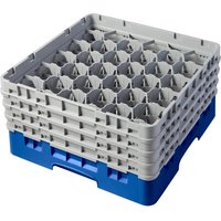 Cambro Camrack Blue 30 Compartments Max Glass Height 215mm