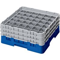 Cambro Camrack Blue 36 Compartments Max Glass Height 174mm