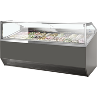 ISA SUPER CAPRI 18 Grey, 18 Pan Scooping Freezer