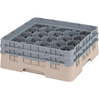 Cambro Camrack Beige 20 Compartments Max Glass Height 133mm