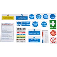 Vogue Bumper Hygiene Catering Sign Pack