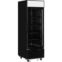 Tefcold LGF2500 Black Glass Door Display Freezer