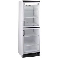 VESTFROST Upright 377L Double Hinged Glass Door Refrigerator FKG370