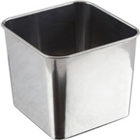 Stainless Steel Square Tub 8 x 8 x 6cm