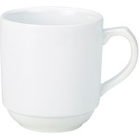 Genware Porcelain Stacking Mug 30cl/ 10oz - Pack of 6