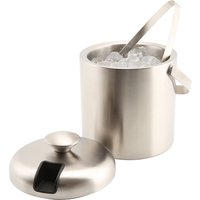 Genware Insulated St/St Ice Bucket & Tong 1.2L