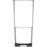 BBP Polycarbonate Hi Ball In2Stax Glasses Pint (48 Pack)
