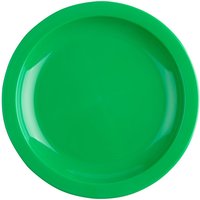 Olympia Kristallon Polypropylene Plates Green 174mm (12 pack)