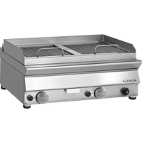 Giorik 70 Top GL74TV - 2 Zone Gas radiant chargrill with water tray