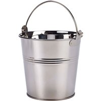 Stainless Steel Serving Bucket 12cm Dia - Pack of 12
