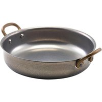 GenWare Vintage Steel Round Dish 18.5 x 4.5cm - Pack of 6