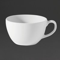 Utopia Titan Bowl-Shaped Cups White 340ml (36 Pack)