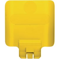Rubbermaid Slim Jim Recycling Station Billboard Yellow