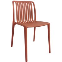 Bolero Verona Café Chairs Mild Orange (2 pack)