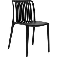 Bolero Verona Café Chairs Black (2 pack)