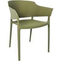 Bolero Lorenzo Cafe Chairs Green Tea (2 pack)