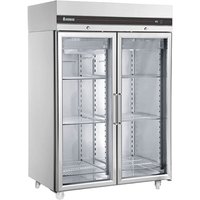 INOMAK Inomak Upright Double Hinged Glass Door Freezer CFP2144CR