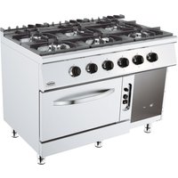 CombiSteel Base 700 Gas STOVE 6 BU WITH Gas OVEN