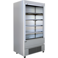Tefcold MCX130M, Stainless Steel Multideck with shutter
