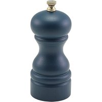 Blue Wooden Salt/ Pepper Grinder 13cm - Pack of 6