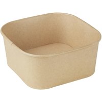Fiesta Recyclable Square Container Bases 1400ml (300 Pack)