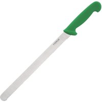Hygiplas Serrated Slicer Green 30.5cm