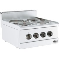 CombiSteel Base 600 Electric Range 4 Plates Boiling Hob