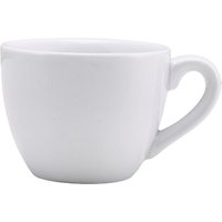 Genware Porcelain Bowl Shaped Cup 9cl/ 3oz - Pack of 6