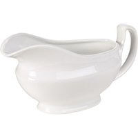 Genware Porcelain Sauce Boat 40cl/ 14oz - Pack of 6