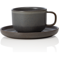Cup and saucer Stone Grey Pack Size 6